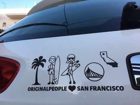 Stickers personnalisés voiture de huntington beach, ca